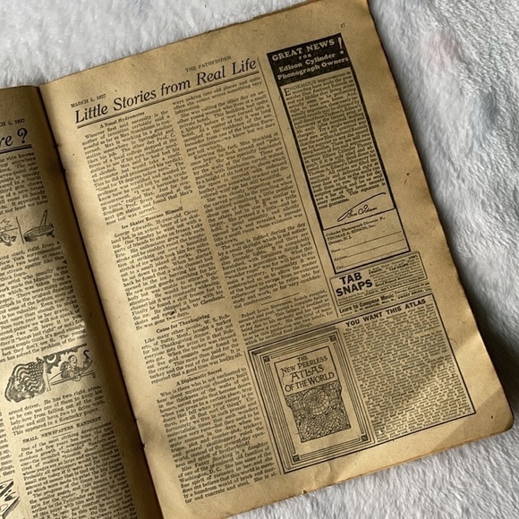 vintage 100 Year Old Newspaper “The Pathfinder” Newspaper March 5, 1927 - Picture 10 of 10